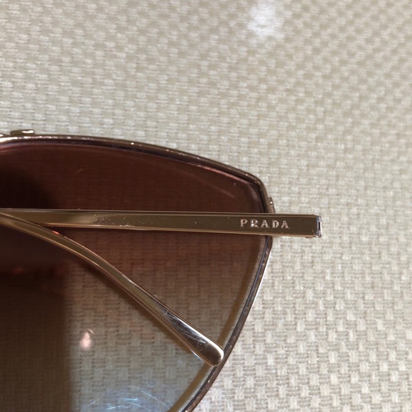 Authentic Prada Mirrored Aviator  Sunglasses - Picture 4 of 8
